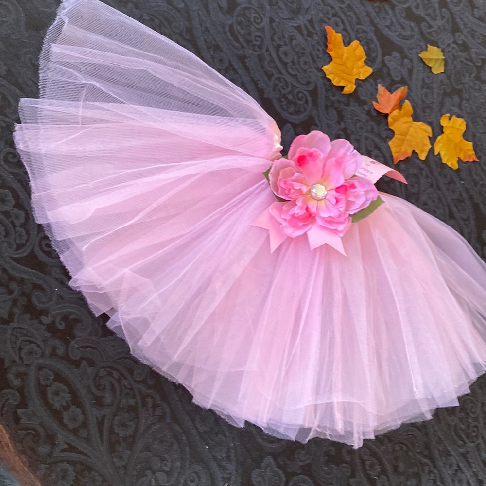 Handcrafted pink little kids tutu - new!